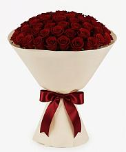 Букет 101 Бордовая роза Блэк Бакарра в Реж