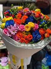 Букет цветов из:  Розы и Хризантемы #REPLACE_PRED# Реж