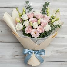 Букет цветов из:  Лизиантусы #REPLACE_PRED# Реж