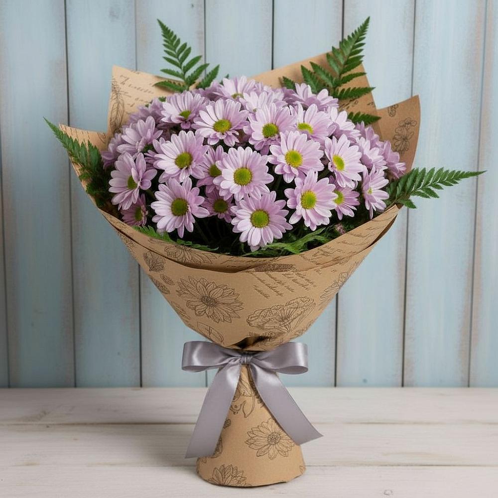 Букет цветов из: Хризантемы в Реж