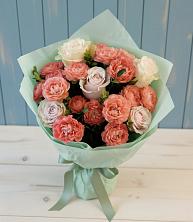 Букет цветов из:  Розы в Реж