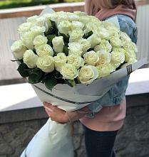Букет 35 Белых роз #REPLACE_PRED# Реж