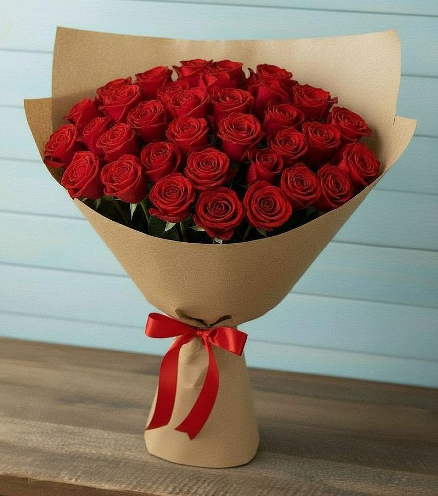 Букет Красные розы Милано в Реж