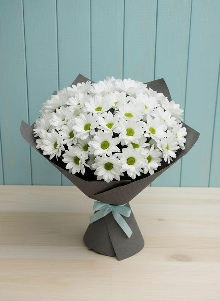 Букет цветов из: Хризантемы в Реж