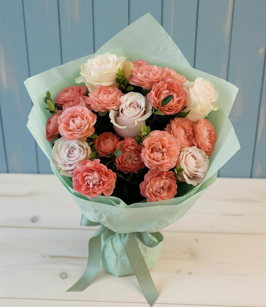 Букет цветов из: Розы в Реж