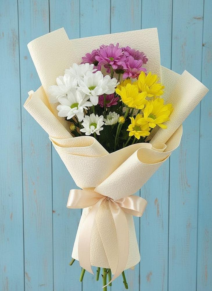 Букет цветов из: Хризантемы в Реж