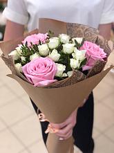 Букет цветов из:  Розы #REPLACE_PRED# Реж
