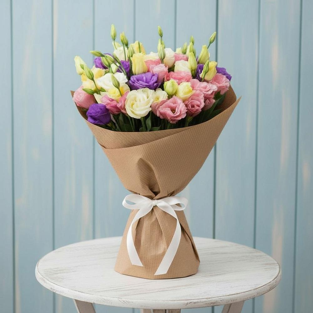 Букет цветов из: Лизиантусы в Реж