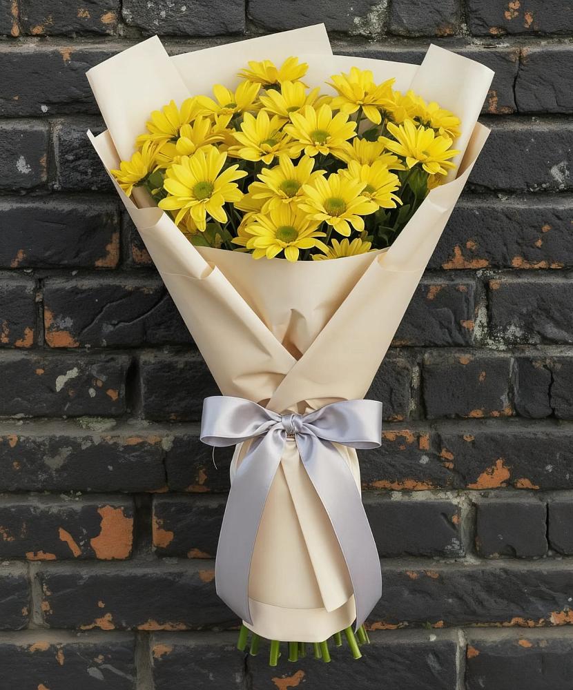 Букет цветов из: Хризантемы в Реж