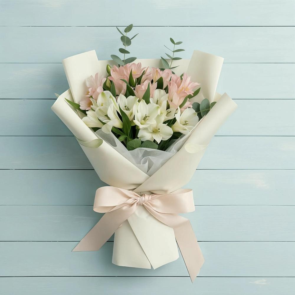 Букет цветов из: Альстромерии в Реж