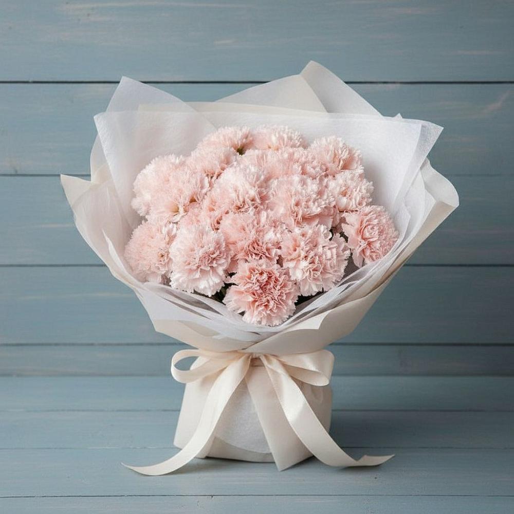 Букет цветов из: Гвоздики в Реж