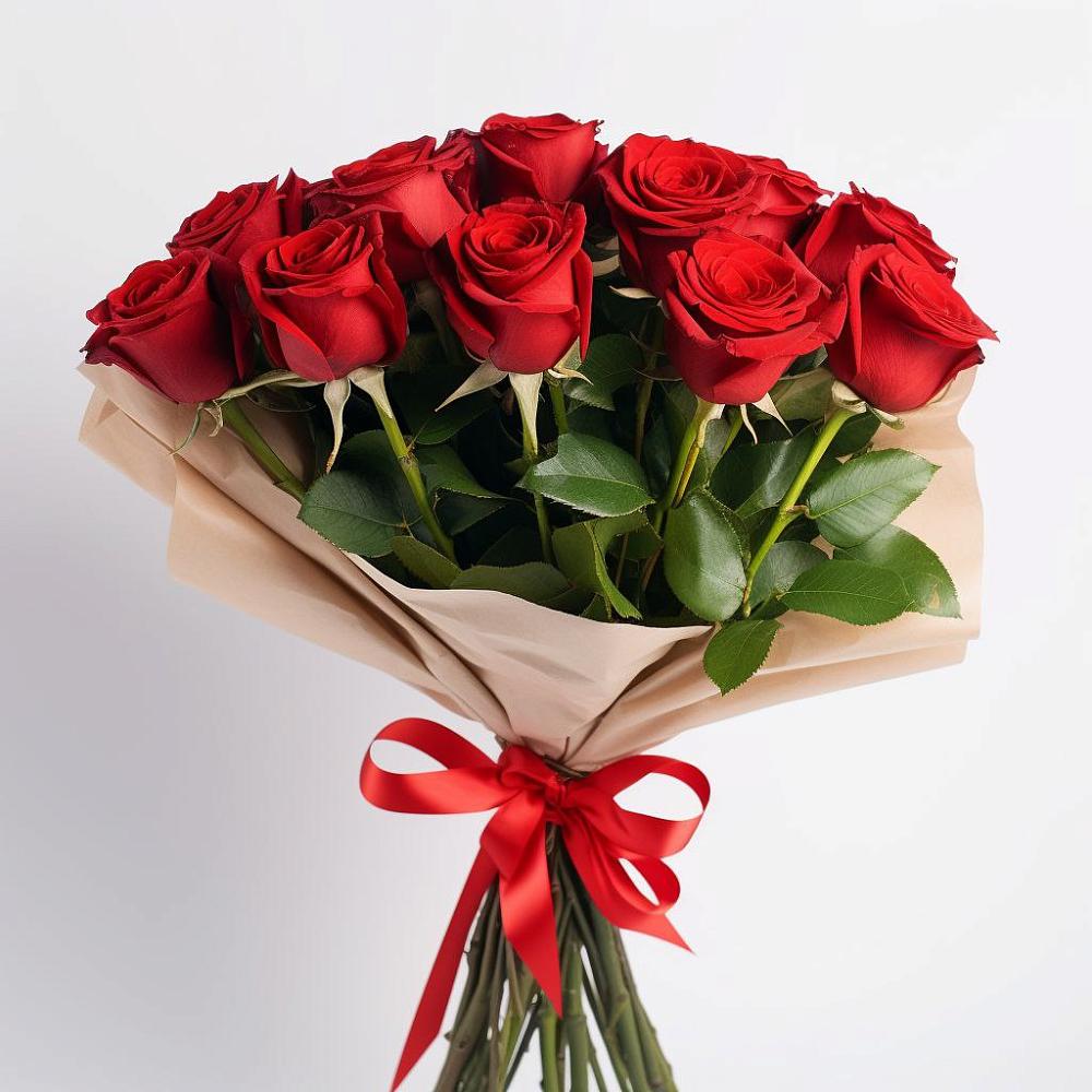 Букет 11 Красных роз Эдлесс Лав в Реж